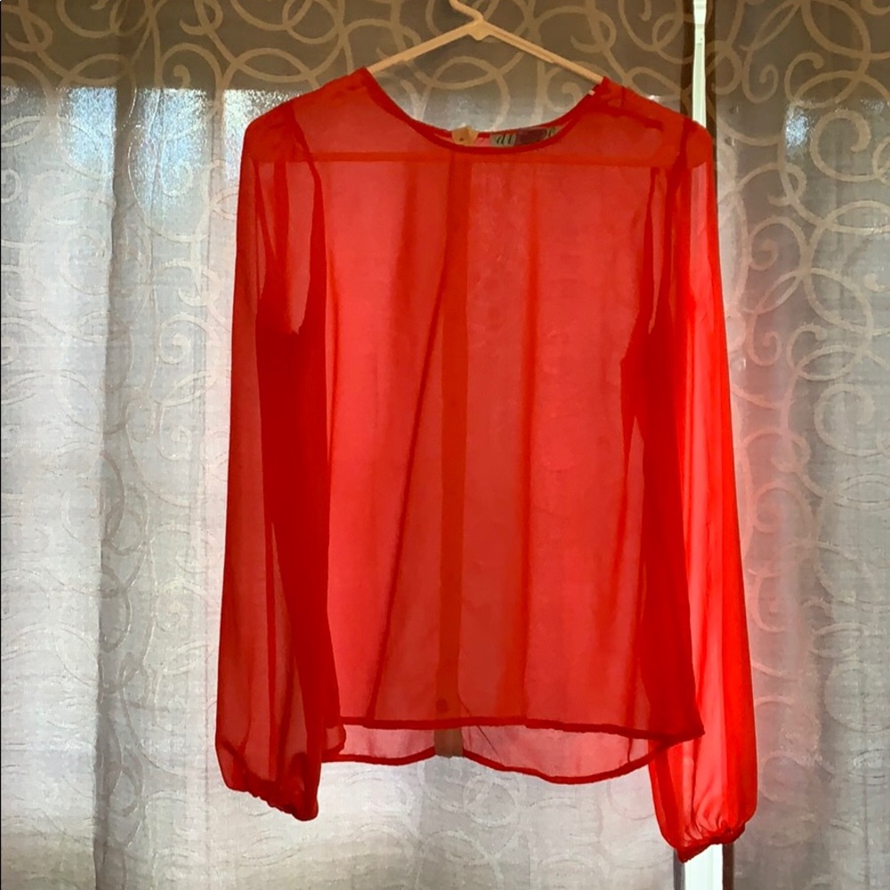 Hot pink blouse